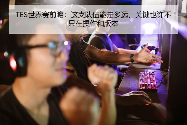 TES世界赛前瞻：这支队伍能走多远，关键也许不只在操作和版本