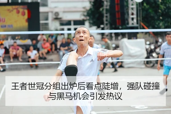 王者世冠分组出炉后看点陡增，强队碰撞与黑马机会引发热议